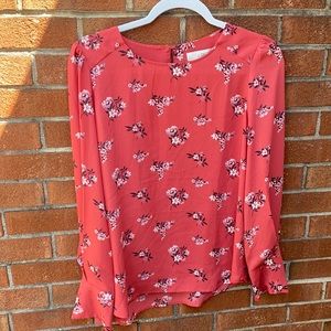 LOFT Floral Blouse
